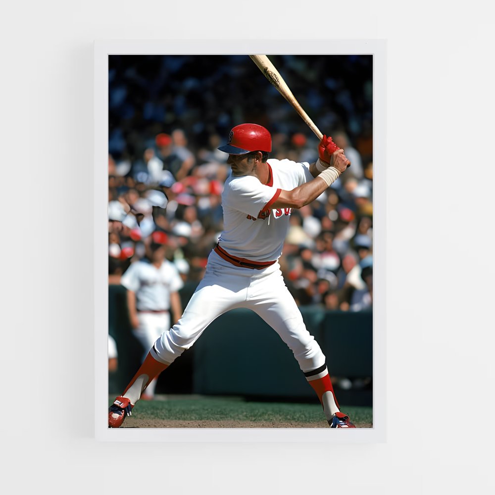 Poster Carl de yastrzemski – affiche Baseball (vue 3)